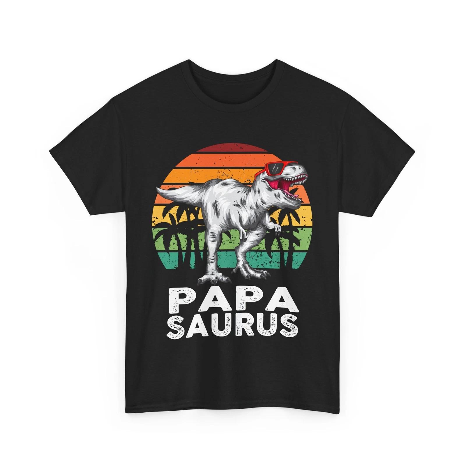 Dad T-shirt, Papa Saurus Shirt, Father s Day Dad T-shirt, T-rex Dad Shirt 2XL