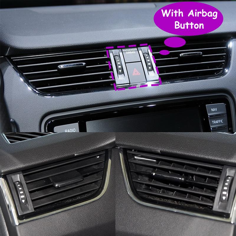 Octavia Auto Dashboard Voor Midden Links Rechts Midden Airco Rooster Ventilatierooster Paneel Afdekking Voor Skoda 2013- 5E0820951C