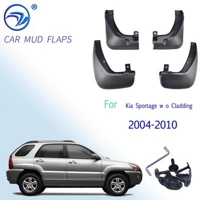 Car Front Rear Mud Flaps Mudguards For 2004 2005 2006 2007 2008 2009 2010 KIA Sportage W/O Cladding Mudflap Accessories