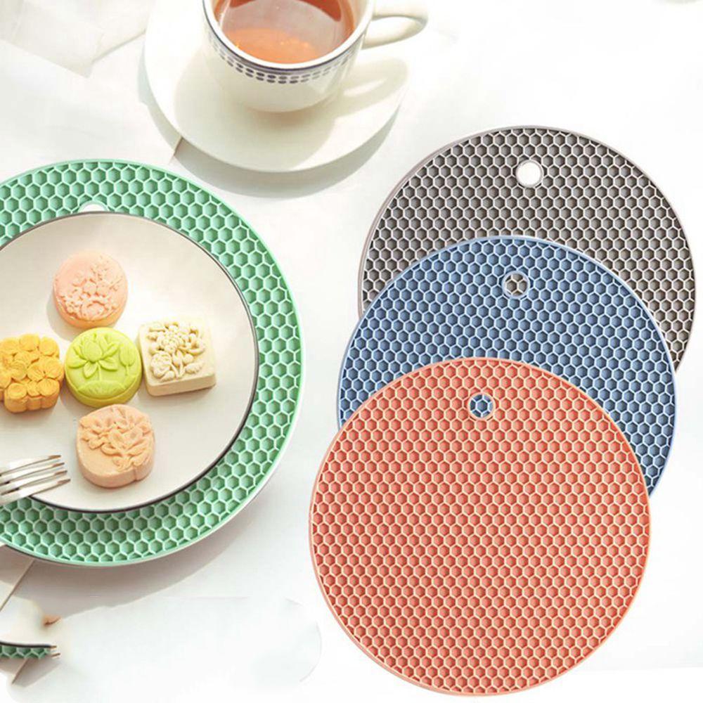 

Коврики водонепроницаемые подставки легко моются и сушатся, пищевой сотовый коврик, подставка под посуду, подставка под горячее