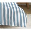 Pack complet housse de couette réversible pour lit 180 x 200 cm "King size" Anatole azur
