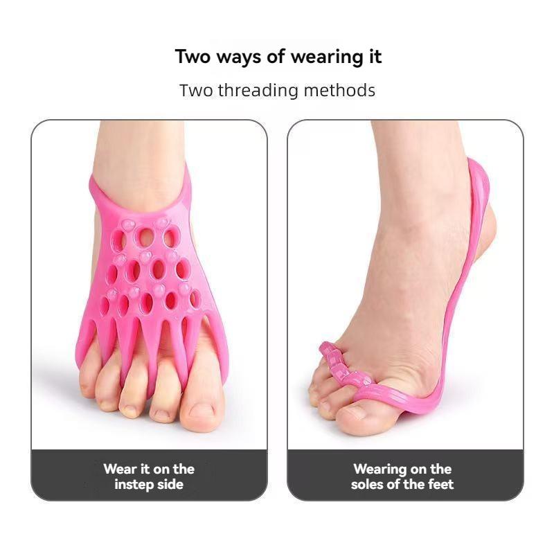 New Belt Toe Valgus Corrector Elasticity Pulling Force Toe Exercise Protect Muscle Reflexology Foot Stretching Belt Yoga dropshi