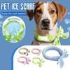2 Stück Süßer Print Hund Kühlhalsband Atmungsaktives Handtuch Welpe Eis-Halsband Outdoor Reisen