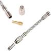 21Pcs Mini Micro Twist Drill 0.3-1.6Mm Hss Bit Set Hand Spiral Pin Vise Jewelry