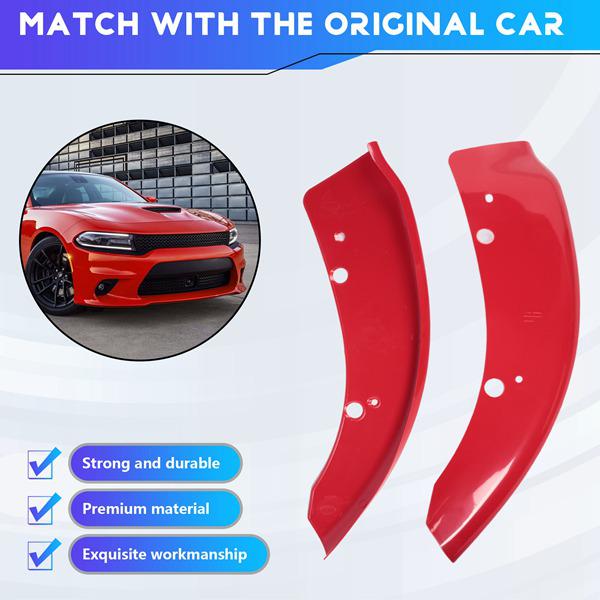

Front Bumper Corner Guards for 2015-2021 Dodge Charger Scat Pack (1 Pair) None