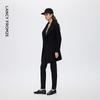 Langzi Retro Wool Blend Double-Breasted Overcoat