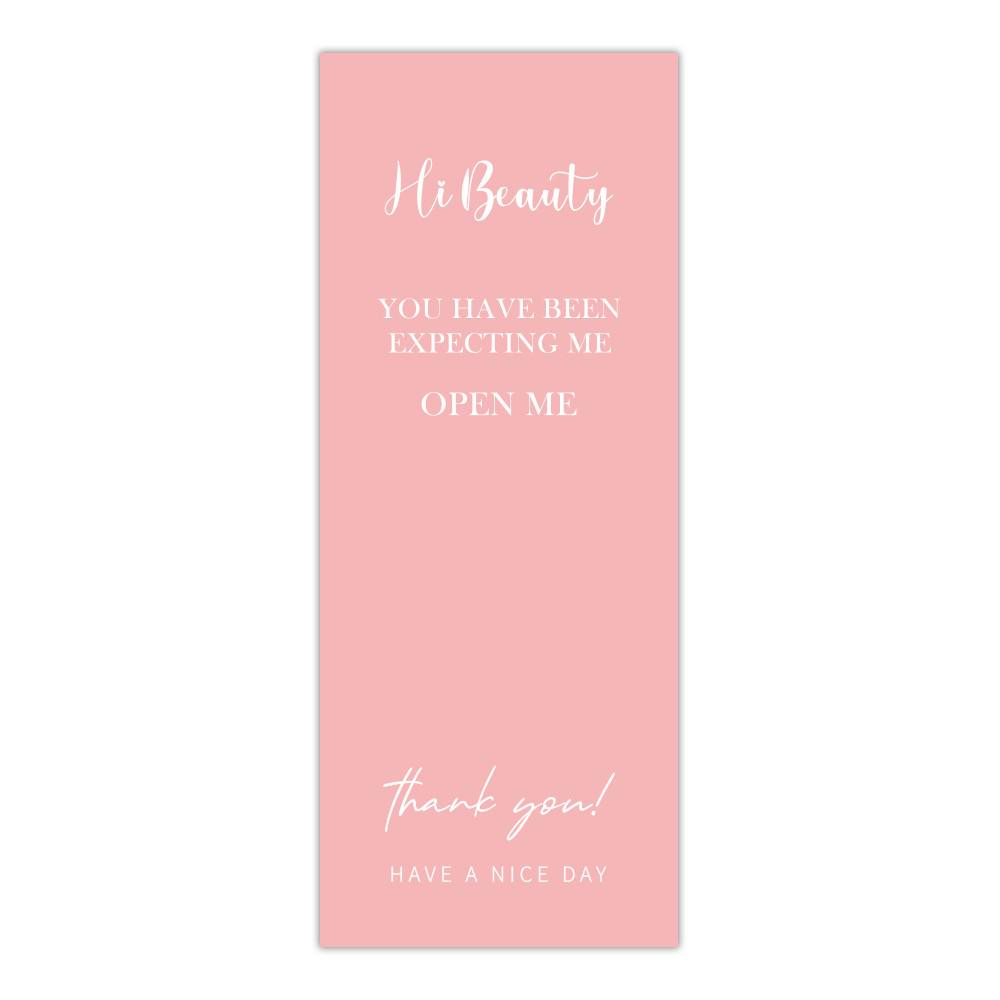 50 White Thank You Stickers - Gift Box Sealing & Packaging Labels for Takeout