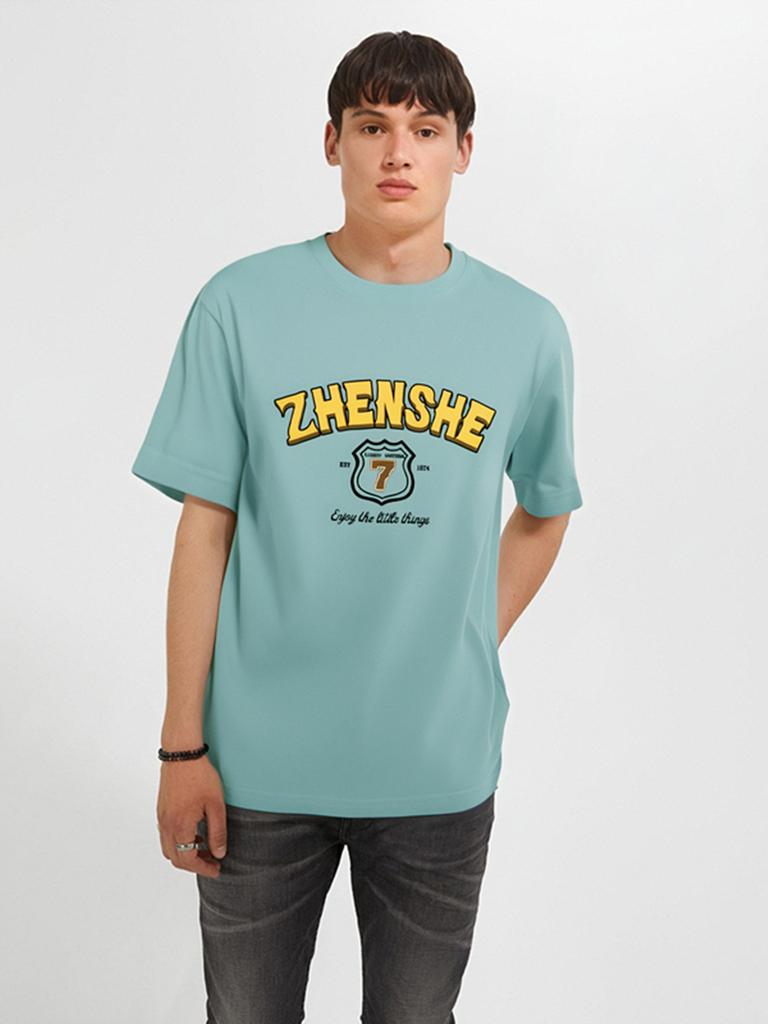 Man's Short Sleeves Loose T-shirt 100% Cotton Casual Tee Size S-5XL