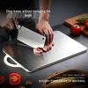 304 Stainless Steel & PP Double-Sided Cutting Board