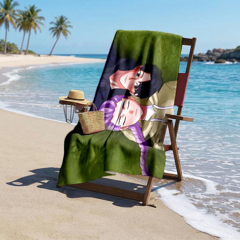 Kpop Hunter Fashion Beach Towel: Ideal for Summer Adventures Soft, Absorbent and Quick Drying Suitable for Swimming and Bathing