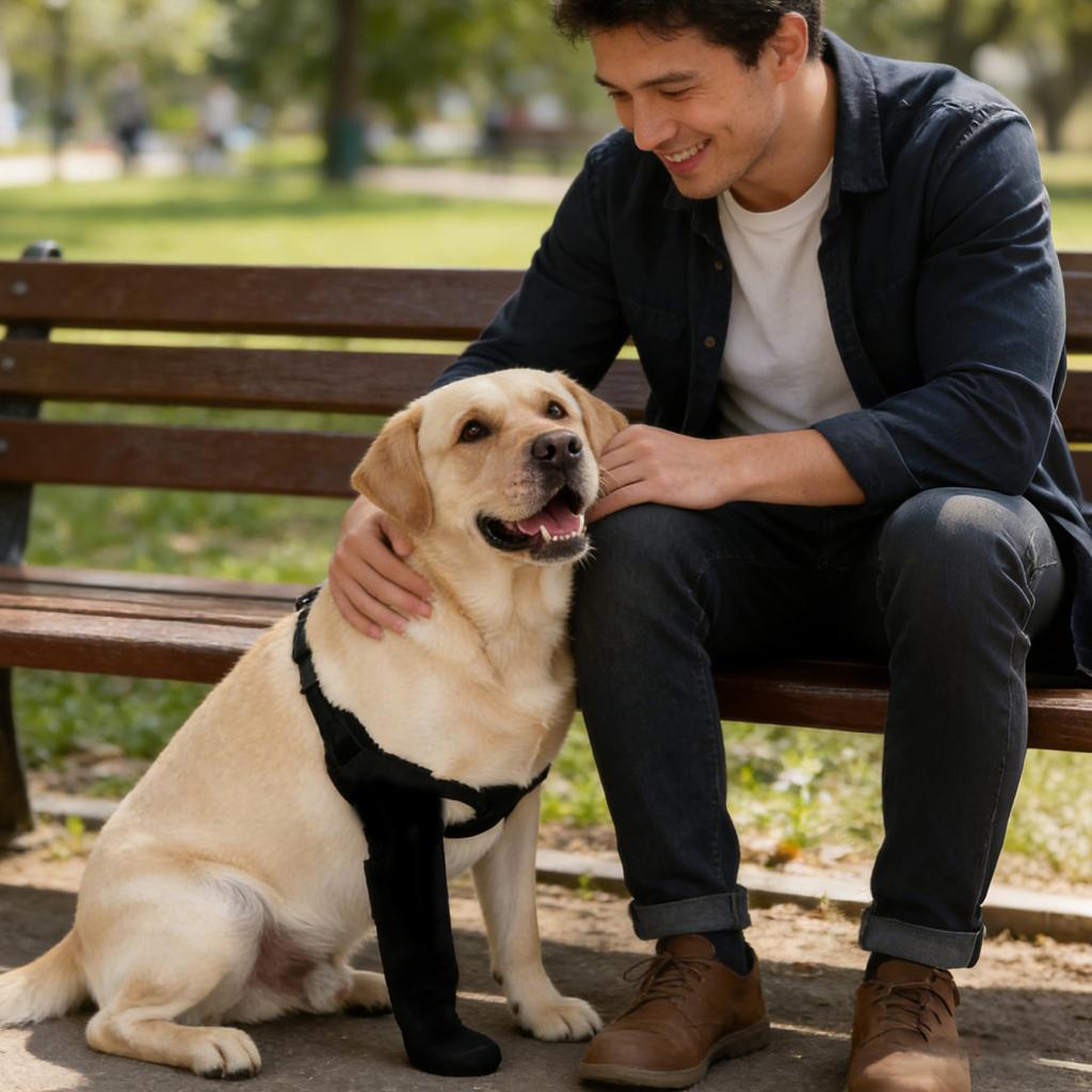 Vorderbein Links Starke Unterstützung Knie Hundekniebandage Für Hinterbein