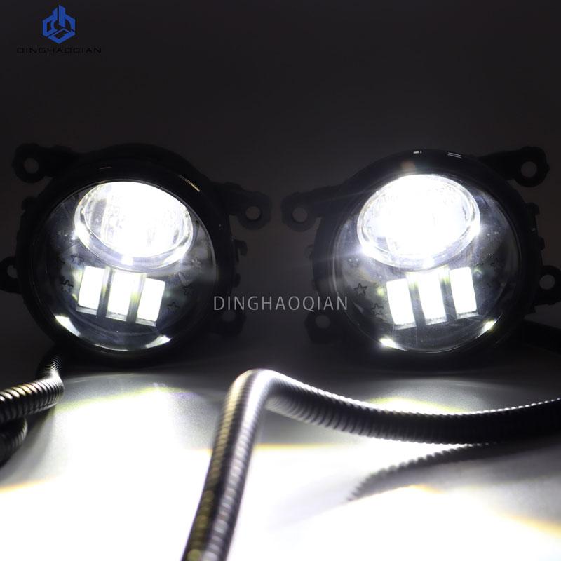 1Pair Car Front Foglight Fog Lamp Daytime Running Lights For Nissan Patrol  Y61 2005 -2009