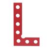 Mini Small Square Center Finder Tool 90 Degree Quick Measuring Aluminum Alloy Woodworking Ruler for
