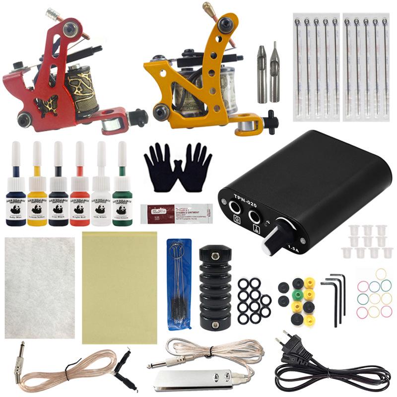 

Butterfly Dual Tattoo Machine Set with Power Supply and Ink