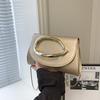 Premium Sense Light Luxury Women's Bag Fashionable PU Shoulder Messenger Bag Exquisite Going Mailman Small Square Bag