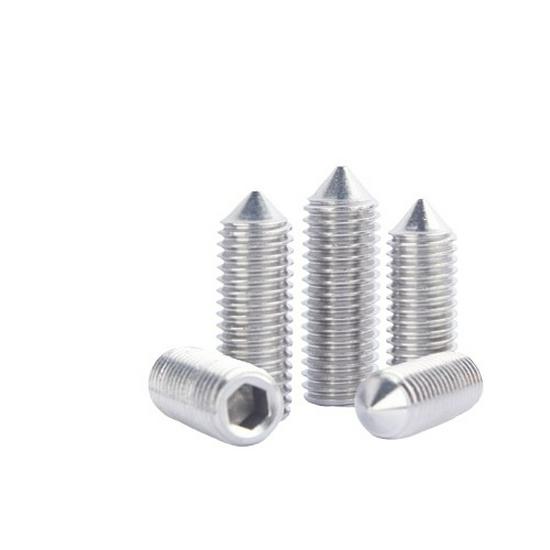 Oțel Inoxidabil 304 DIN914 Șurub de Fixare Fără Cap cu Vârf M3/M4/M5