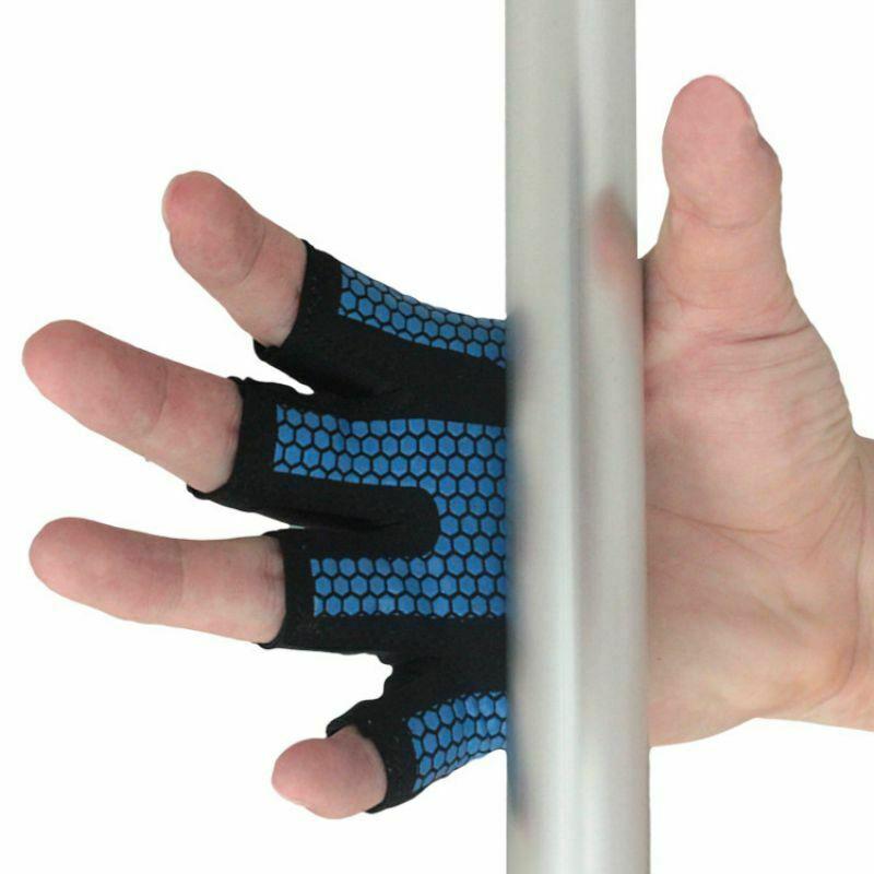 Halbfingerhandschuhe für das Fitnessstudio, für Männer und Frauen, Krafttraining, Bodybuilding, Hand, rutschfester Schutz, Fitnessübungen