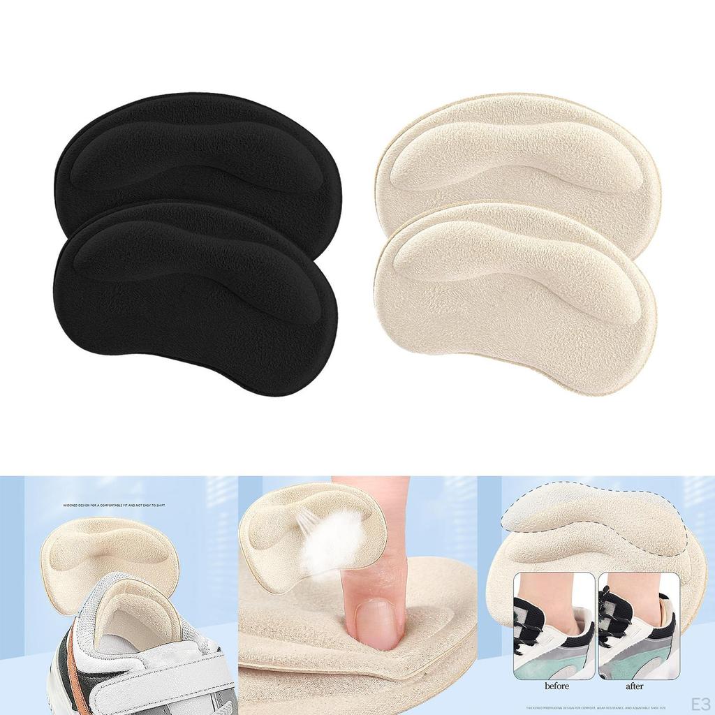 1 Pair Heel Cushion Pads Foot Protectors Non Slip Shoe Pad Stickers Women Men Blister