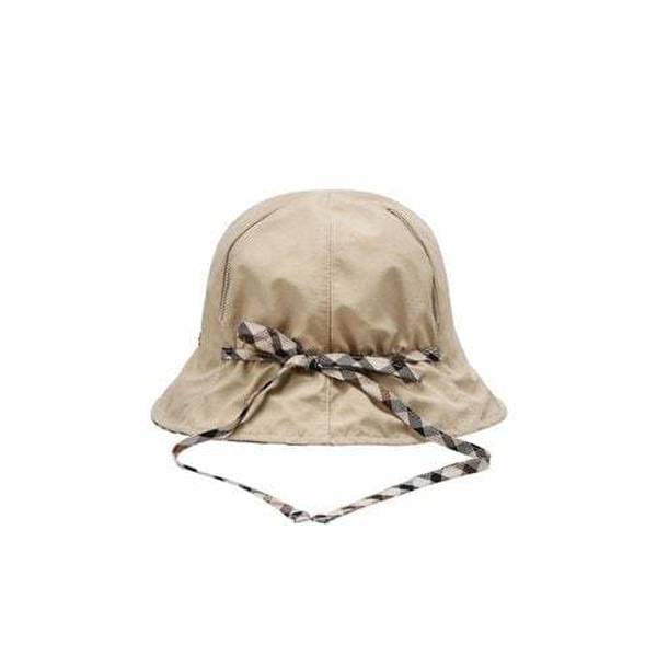 Daks Beige Bucket Hat [back Banding] Slit Point Checkstrap Dche6e227iv