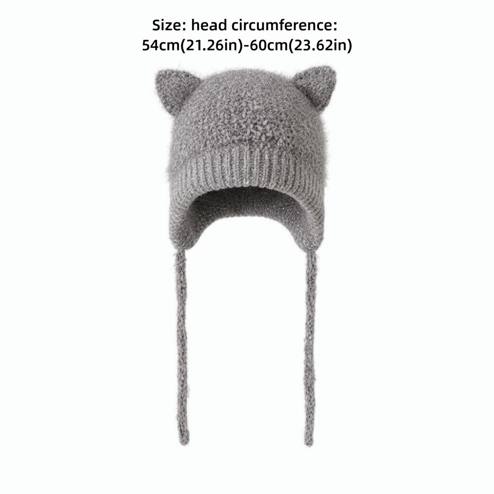 Multicolor Knitting Beanie Windproof Knitted Hat High Quality Long Loose Hat Headdress  Woman
