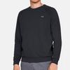 Under Armour Solid Color Crew Neck Pullover Long Sleeve Sweatshirt Men Sweatshirt Gray 1320738-001