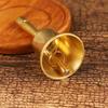 Vintage Solid Brass Call Bell Manual Operation Hand Cranked Bell  Early Learning