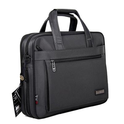 Borsa a tracolla multi-strato in tessuto Oxford per documenti A4