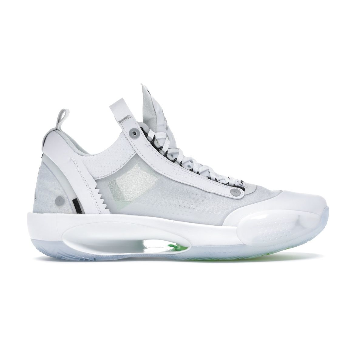 

Мужские кроссовки Air Jordan 34 Low Pure Money Белый металлик-серебристый Pure-Platinum CU3473-100