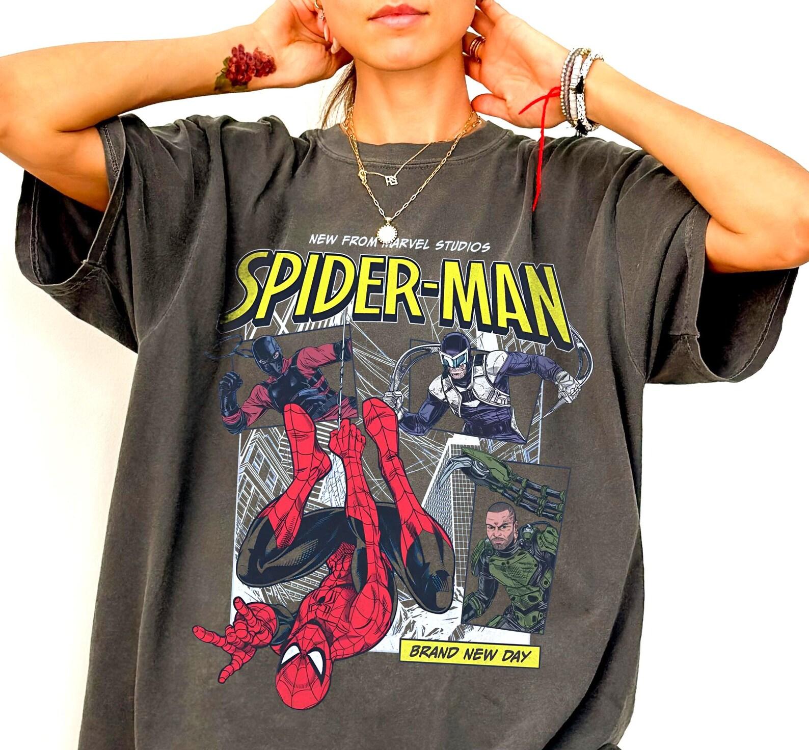 Spider-Man Brand New Day Shirt - Peter Parker Shirt,Spiderman Movie Tshirt,Tom Holland Shirt,Spiderman Kids Shirt,SuperHero Shirt L