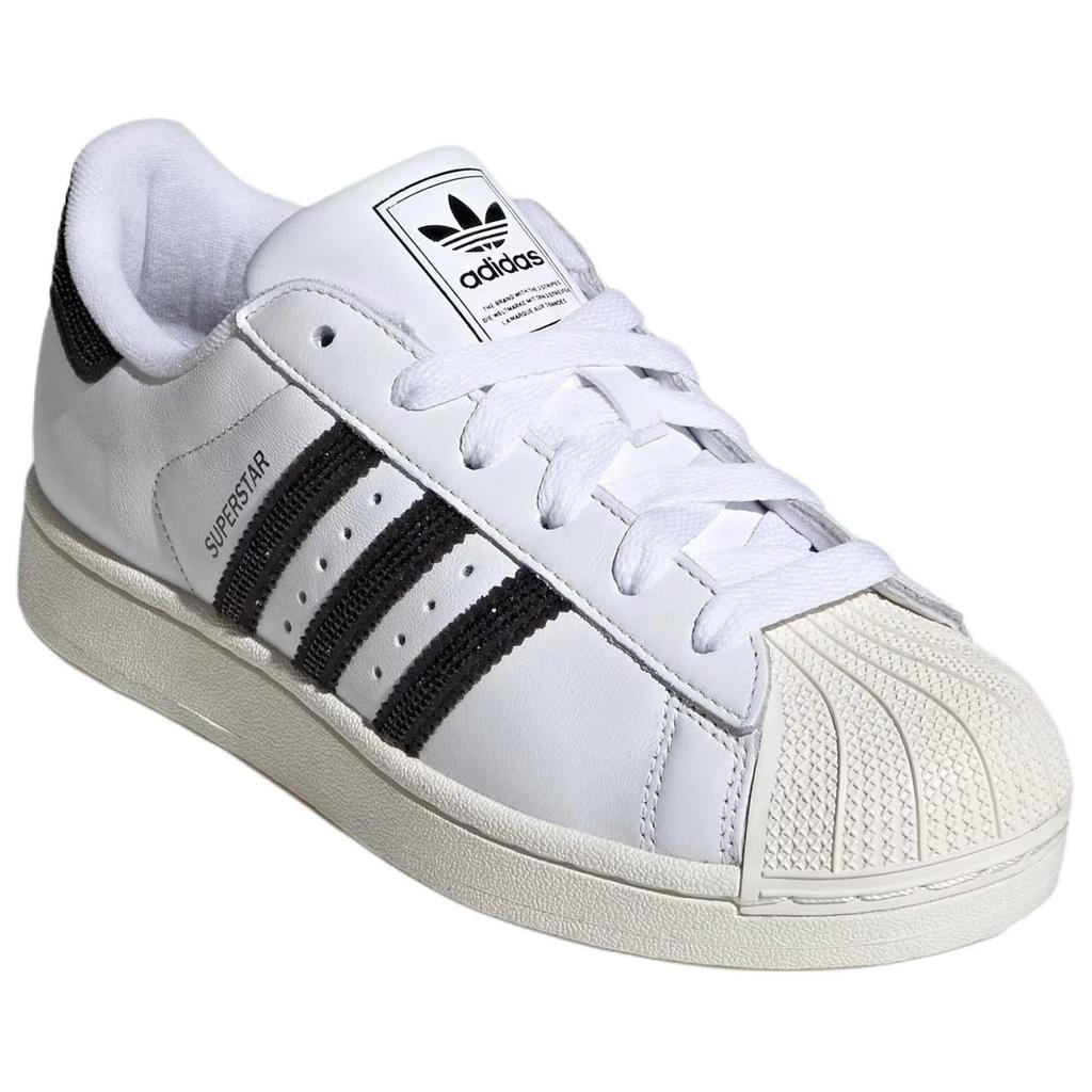 adidas  Superstar II Cloud White Core Black Off White Women Sneakers HQ2285