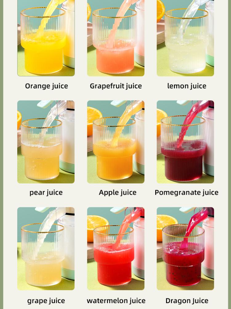 Multifunctional Slow Juicer Portable Household Juice Machine USB Charging Juices Separator Suitable for Orange Fresh Fruits