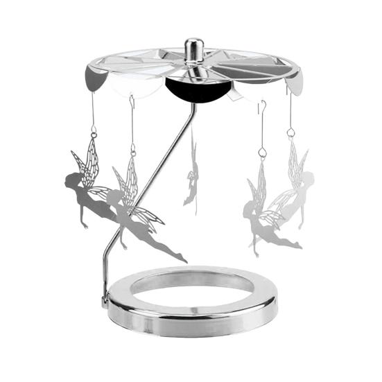 Candle Carousel Topper Rotating Tealight Topper Spinning Carousel Tealight Decoration for Centerpiece Mantel Table Decoration