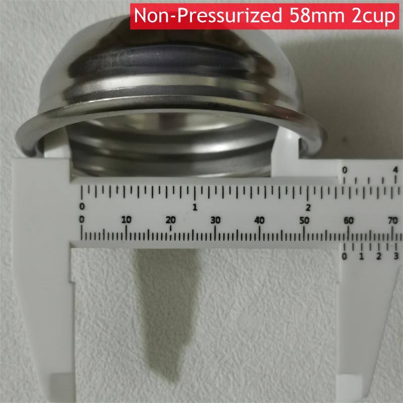 Kaffeefilterkorb für Delonghi Breville Expobar FAEMA Espressomaschinenzubehör, Nicht-Druckbeaufschlagter Ersatz, 51 mm, 54 mm,