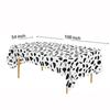 Disposable Cow Print Tablecloth Picnic Cloth Table Decorative Cloth  Birthday/weeding Party