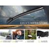 Front Driver Passenger Side Blades Pair Wiper 24"22" Frameless Fits Hook Arm Car