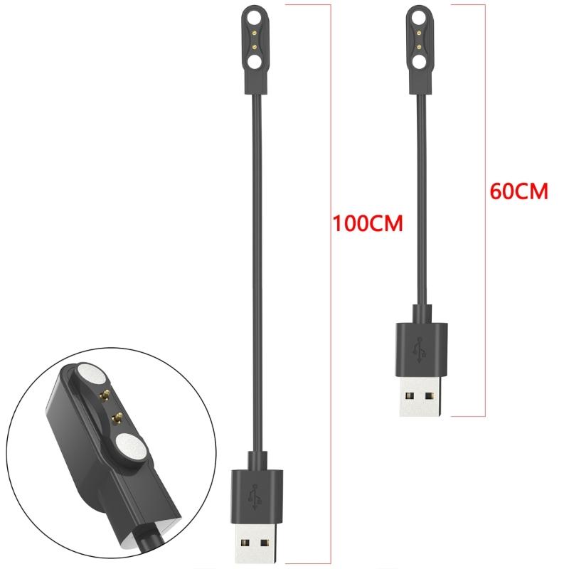 Charger Power Adapter Compatible for Colmi i30 Magnetic USB-Charging Cradle-Cable Dock Bracket Smartwatch Stand Station