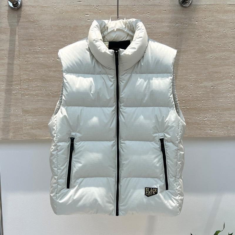 Womens Down Vest Short Puffer Sleeveless Jacket 90% White Duck Thick Winter Outerwear Black Green