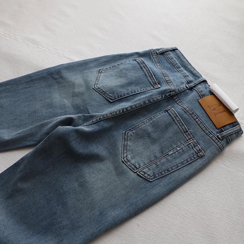 2025 Early Spring Korean-Style Versatile Women's Denim Cigarette Pants (Model 3392)