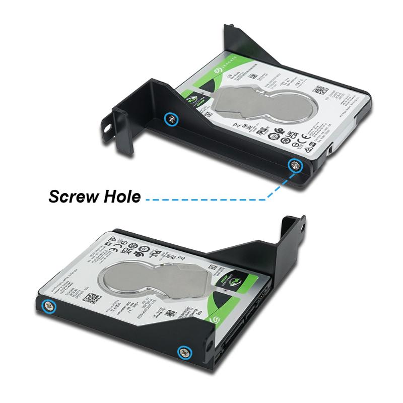 2.5In Hard Drive Bracket With Screws For Sata Network Adapter 3D Printed Stand Holder Hdd Bracket Ssd Stand For Fat Game Console