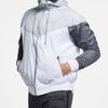 Nike Sport Windbreaker Hooded Jacket Men Outerwear Grey White AR2192-100