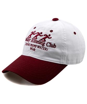 Wig Sunday Running Club Two-Tone Ball Cap - Red