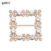 T-shirt Pearl Fixed Buckle Shirt Hem Decorative Buckle Silk Scarf Buckle Clothes Tighten Knotted Buckle Ring