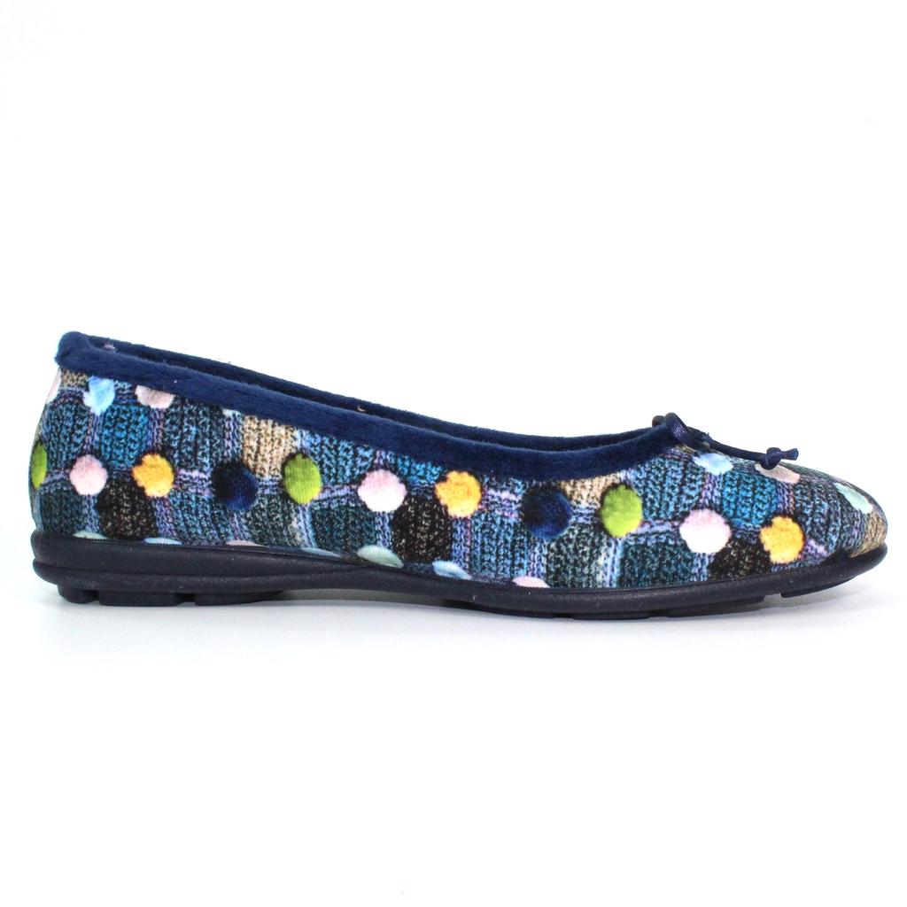 Lunar Womens/Ladies Magic Spotted Slippers