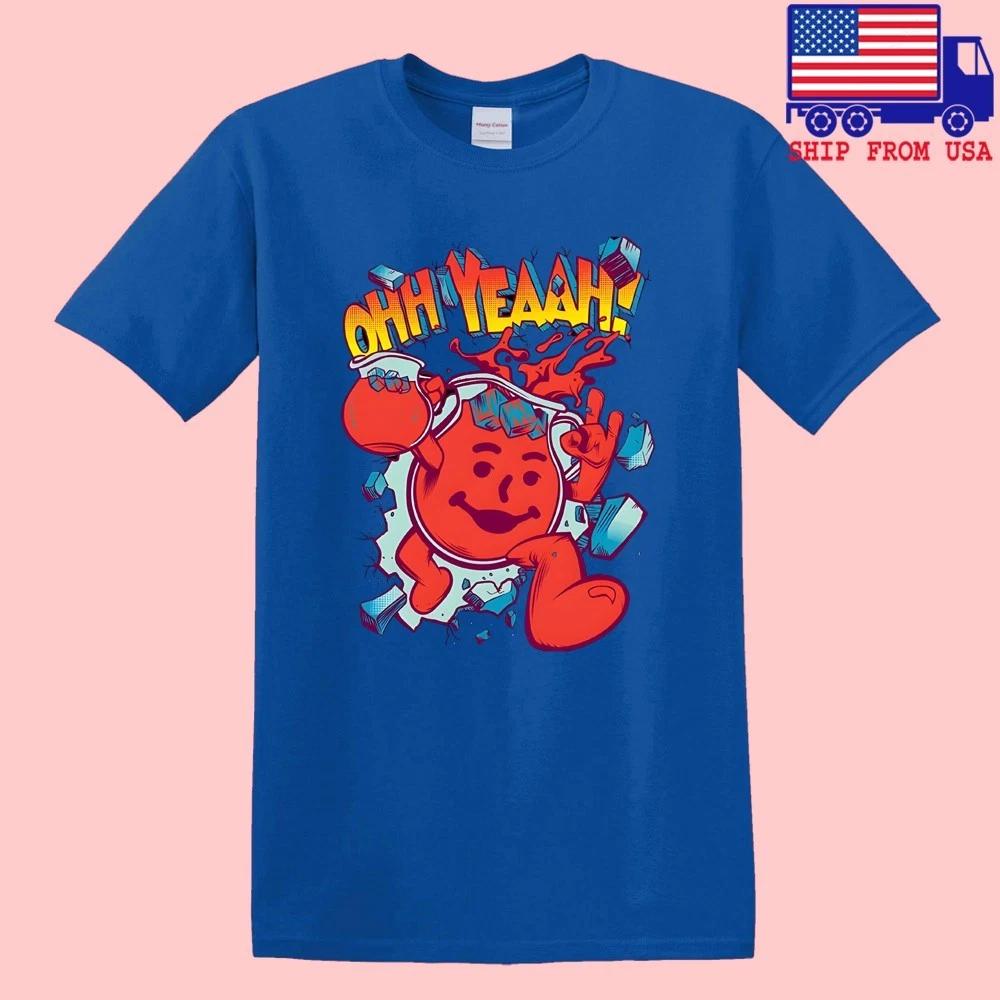 Kool Aid Man Drink Oh Yeah Men s Blue Size S-5XL XL