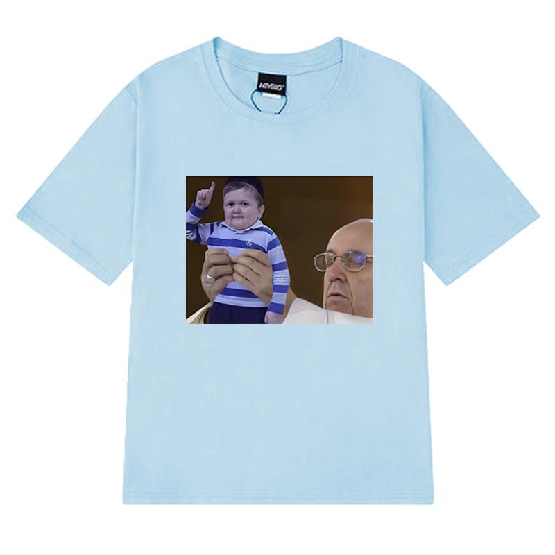 New In Funny Hasbulla Fighting Meme Graphic T Shirts Men Women Oversized Short Sleeve T-shirt Unisex Black 100% Cotton Clothing