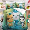 The Octonauts Barnacles 3D Printed Duvet Case Pillowcase Bedding Set Twin Full Queen King Size For Kids Bedroom Decor
