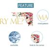 Will You Marry Me Banner Decorations, Bridal Shower Party Porch Sign Decorations Supplies, Large Wedding Engagement Party Photo Booth Backdrop