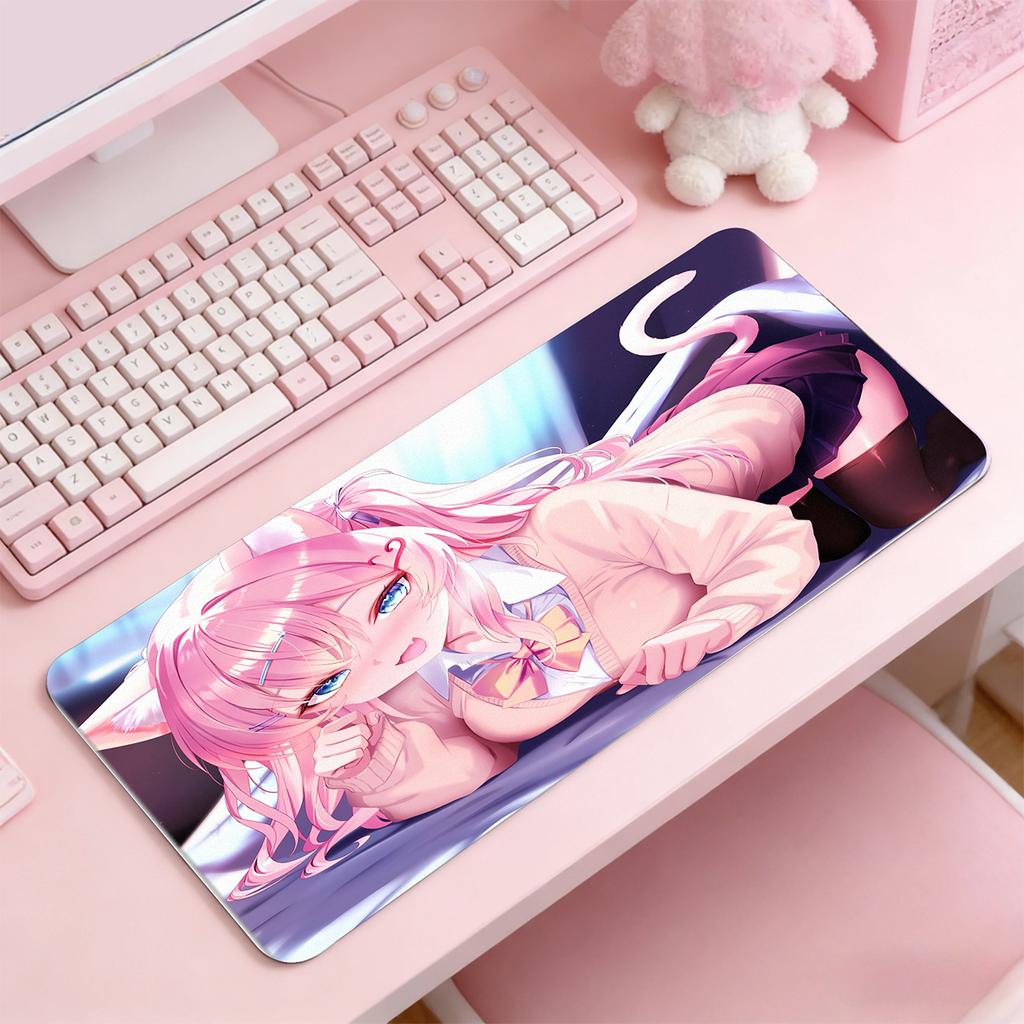 Pink Fantasy Collection of Anime Girl Themed Mouse Pads Anime Girl Mouse Pad Series