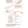 Pointed tail comb, women's hairdressing, hair styling, wide tooth comb