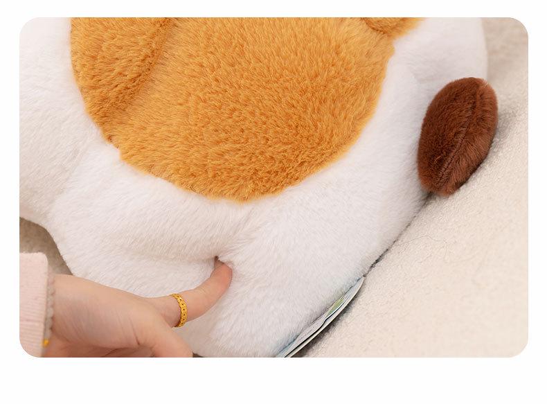 Sait Dudu Cute Calico Cat Plush Pillow - Big Eyes Siamese Cat Ornament, Perfect Birthday Gift